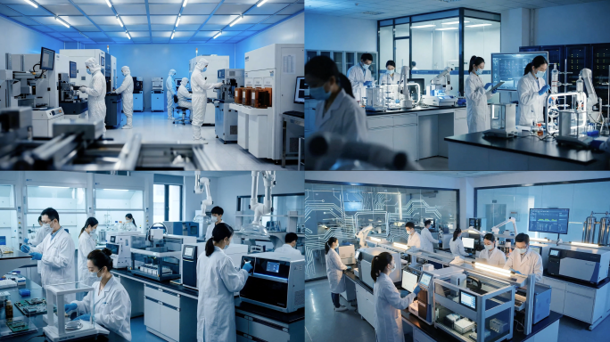 【电影感】科研人员科技实验工作
