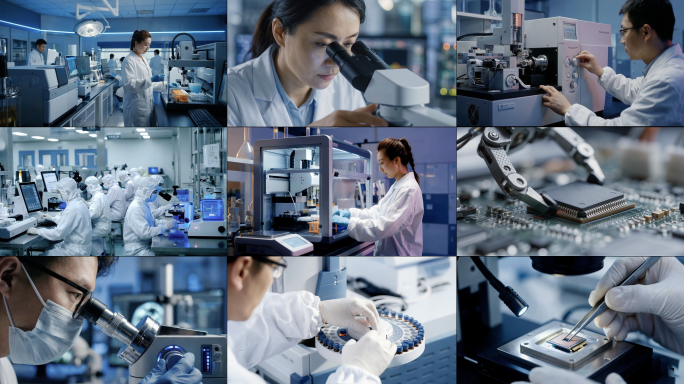 【电影感】科研人员科技实验工作