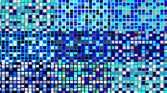 蓝调马赛克动态背景