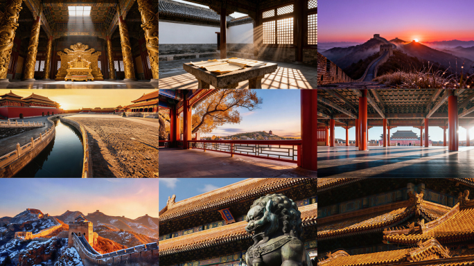 故宫长城天坛北京古建筑