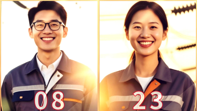 手机竖屏红色多人物介绍竖图文图片照片翻页