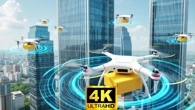 现代低空经济无人机物流产业无人机应用巡检