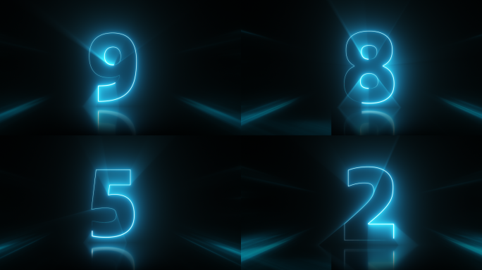 简洁倒计时模版4K