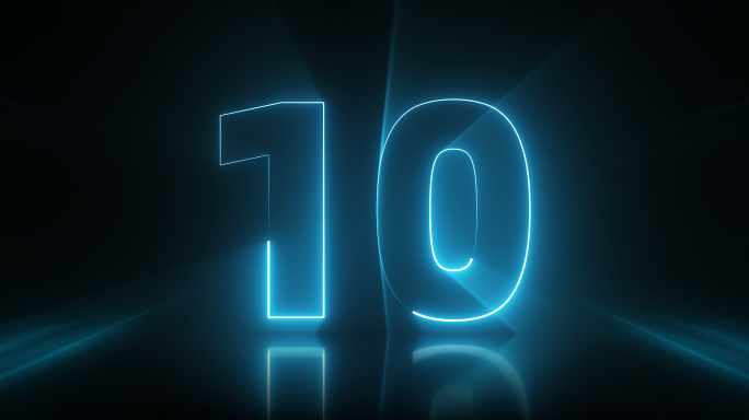 简洁倒计时模版4K