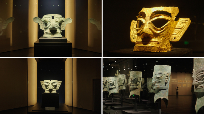 三星堆博物馆青铜器