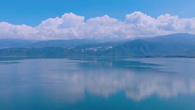 西昌邛海湿地公园航拍