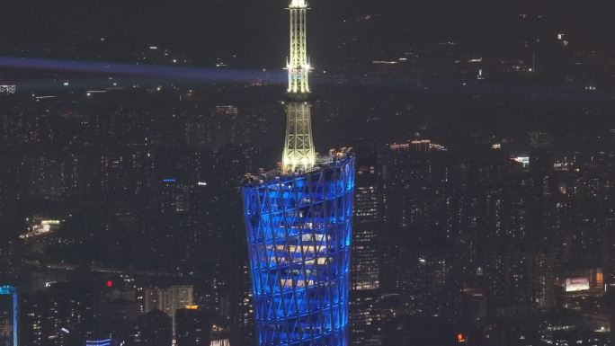 小蛮腰夜景灯光变化