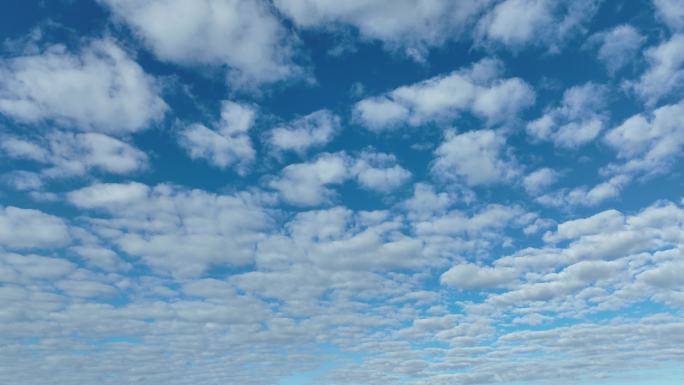 蓝天白云延时摄影