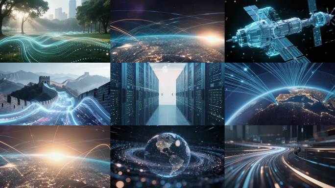 科技感城市未来场景