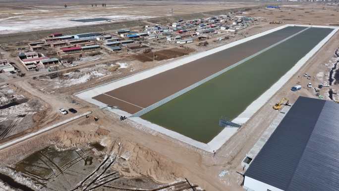 春季黄河水沉沙池灌溉系统A组