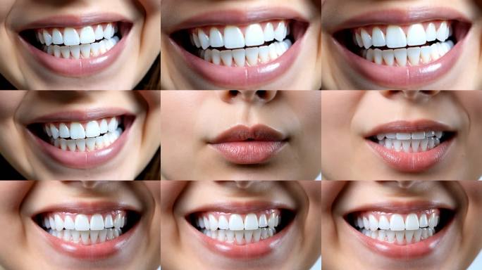 人物露齿笑容集锦