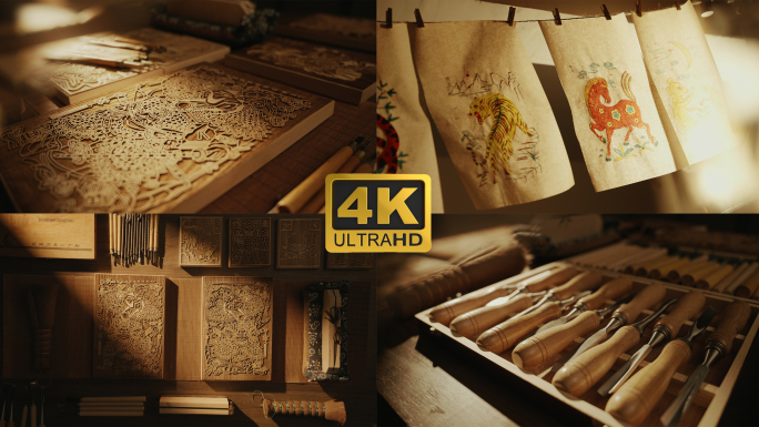 年画非遗年画版画木版年画杨柳青杨家埠