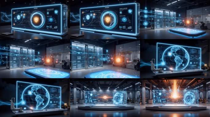 全息展示科技显示屏显示器