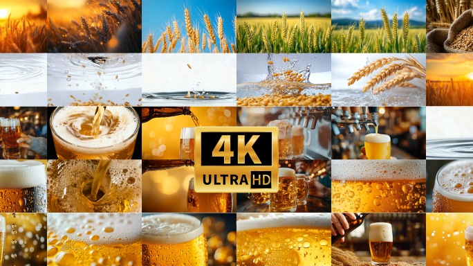 精酿啤酒酿造小麦啤酒酒花碰杯啤酒花倒啤酒