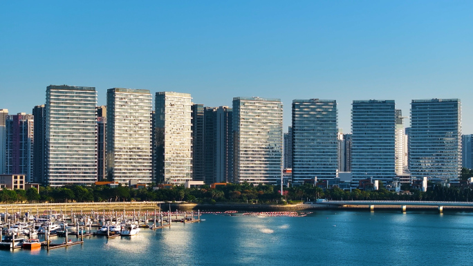 碧海蓝天的五缘湾大桥翔安体育馆合集