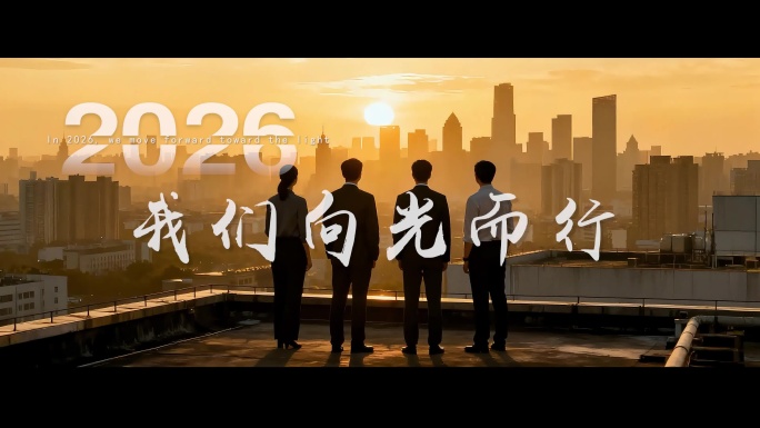 2026企业创意励志宣传片震撼开场视频