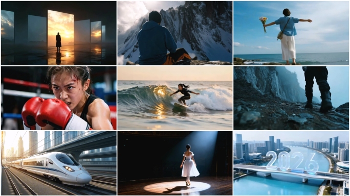 2026质感温暖大气创意年度混剪宣传片头