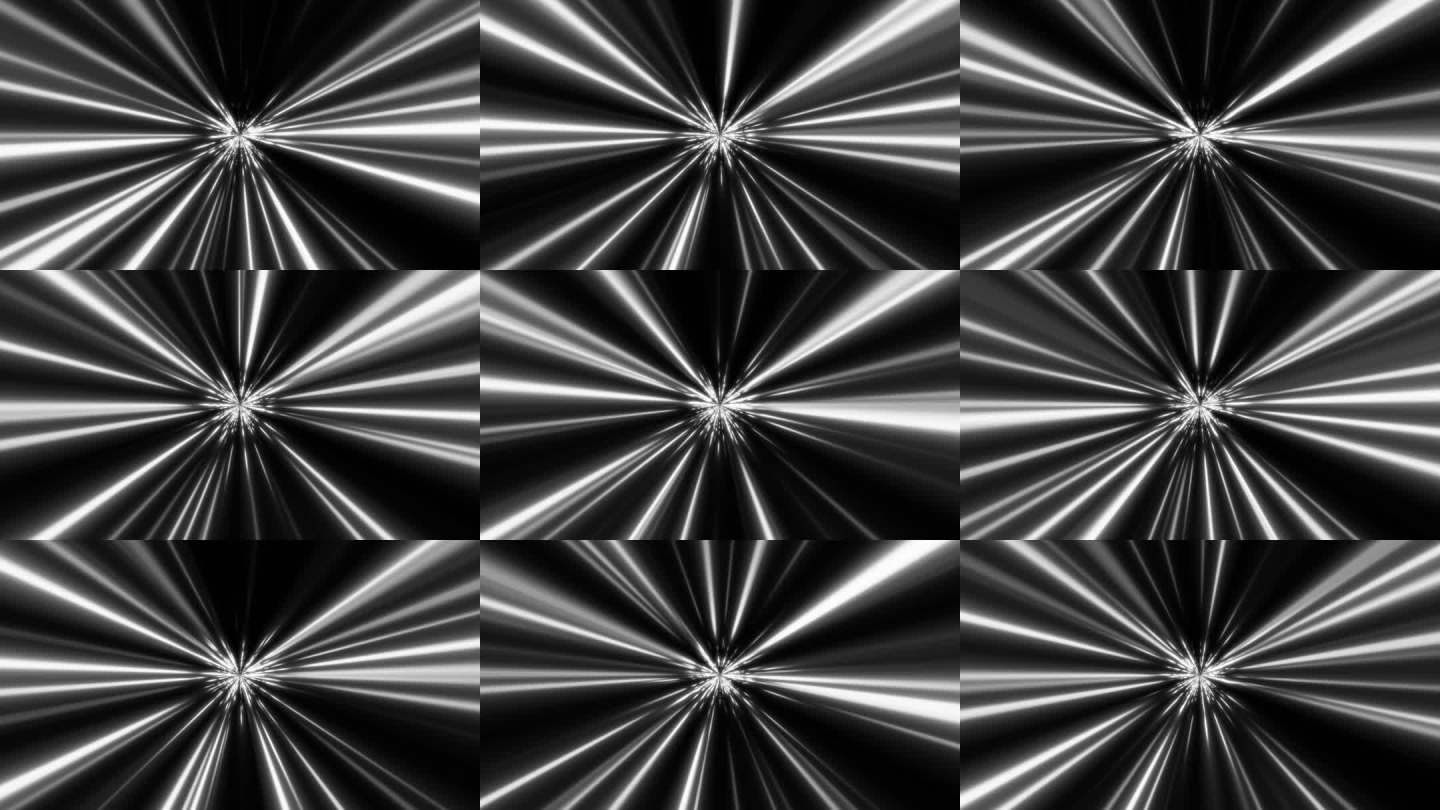 黑白光线激光放射空间