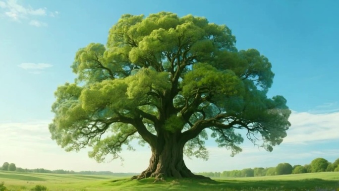 感恩树   四季变化 春夏秋冬 成长