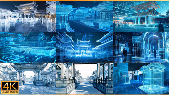 数字测绘 古建建模 虚拟复原 云端展示