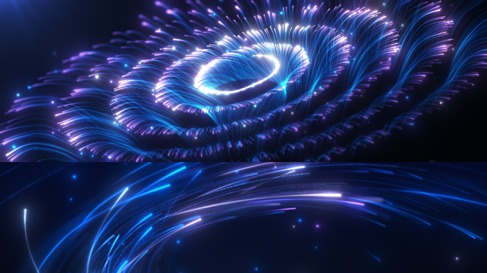 唯美粒子光效动态背景