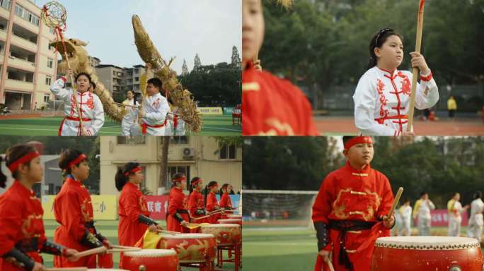 青少年舞龙表演 传统文化传承