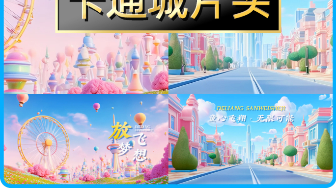 卡通片头卡通城市