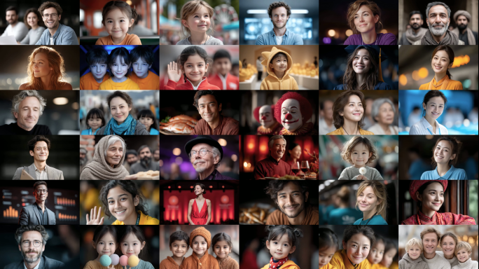 全球多元面孔绽放笑容