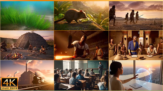 完整版人类进化历程 从远古生物到现代文明