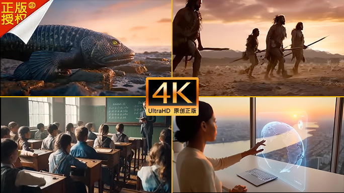 完整版人类进化历程 从远古生物到现代文明