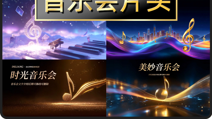 音乐会片头开场6款