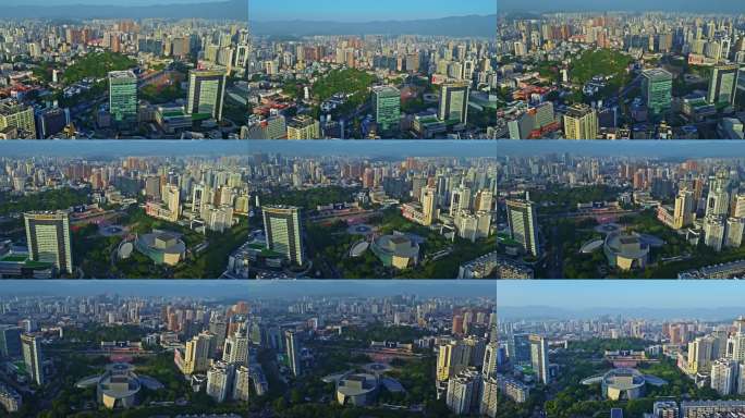 福州五一广场航拍2025