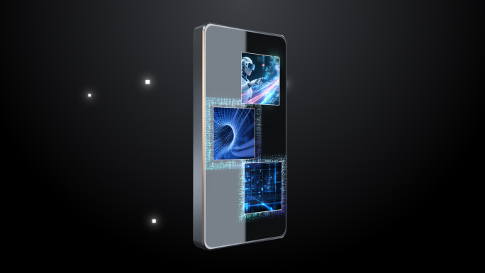 功能图片吸附到手机AE模板