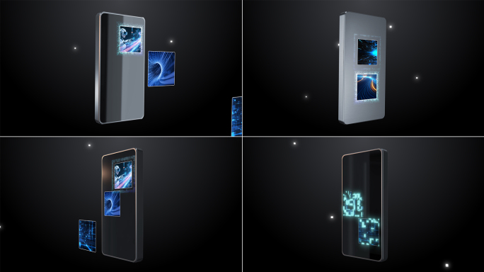 功能图片吸附到手机AE模板