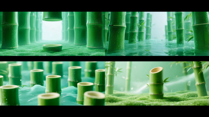 竹儿青青 扒舞LED大屏