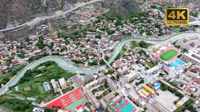 四川川西巴塘航拍