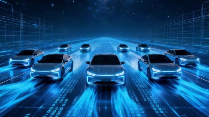 未来科技车联网车路云协同的道路智慧交通