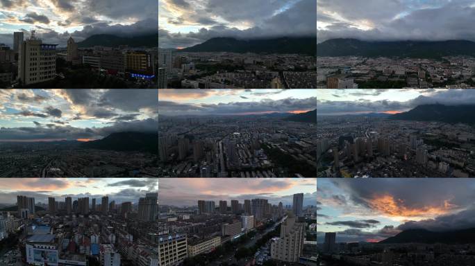 泰山 泰安 晚霞