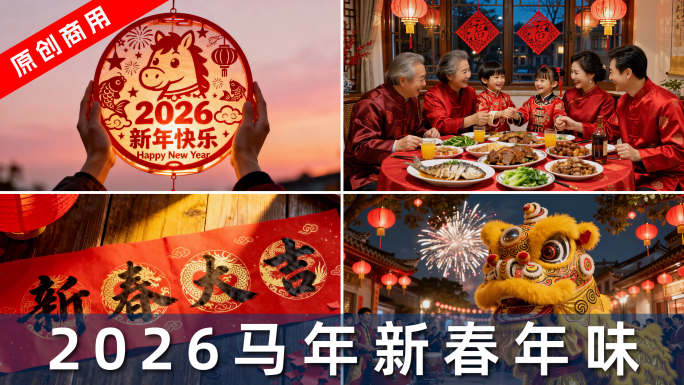 2026马年过年春节新年新春年味合集