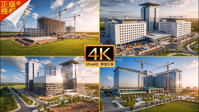 现代化医院建设 医院生长动画 医疗中心