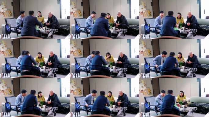 公司多人洽谈场景延时加速