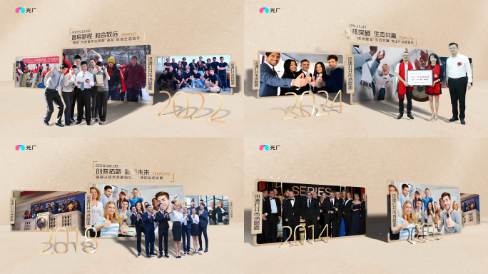 【完美转场】企业历史大事件时间线