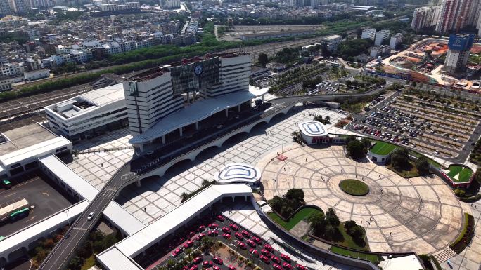 「航拍」广西北海火车站4k60p