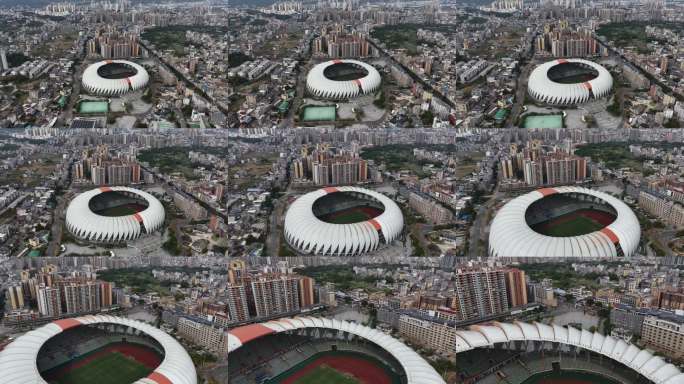 梅州五花奥林匹克体育中心全貌