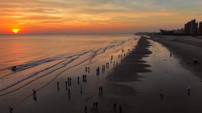 「航拍」广西北海合辑三超级晚霞4k60p