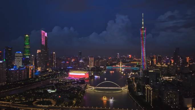 广州夜景宣传片航拍
