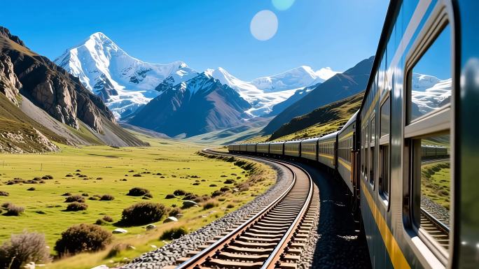 川藏线铁路川藏线客运西藏火车合集4K