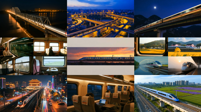 中国高铁 列车 和谐号 复兴号  动车