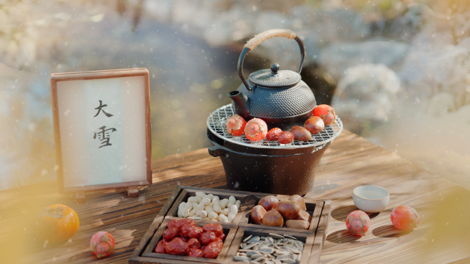 大雪 大雪节气 大雪视频素材 冬天下雪