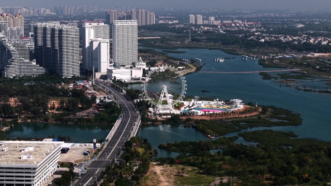 「航拍」广西北海摩天轮4k60p